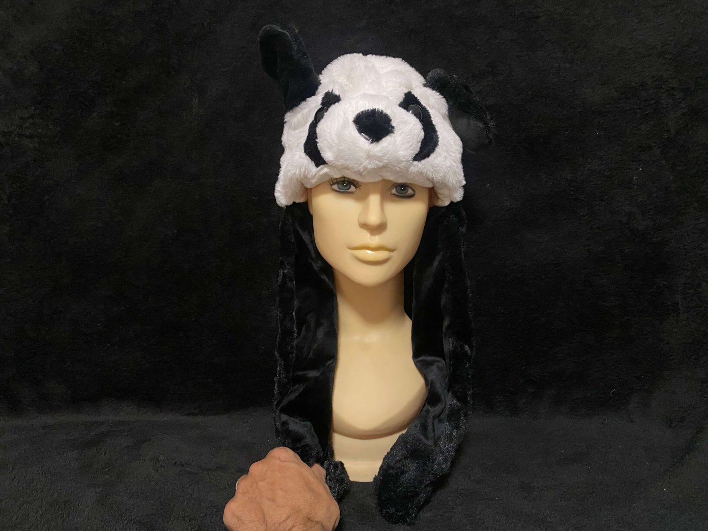 Panda Beanie with Moving Ears